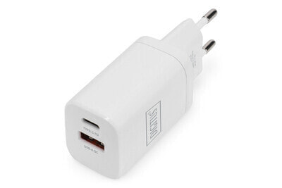 Зарядное устройство Digitus USB Charger 1x USB-A / 1x USB-C, 30W