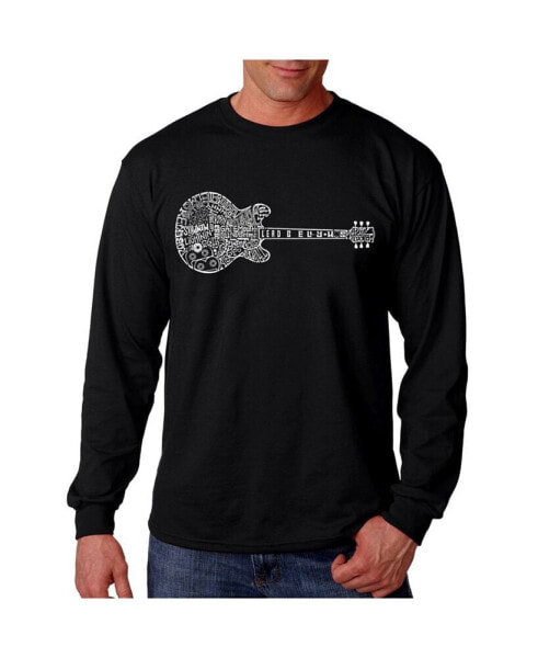 Men's Word Art Long Sleeve T-Shirt - Blues Legends