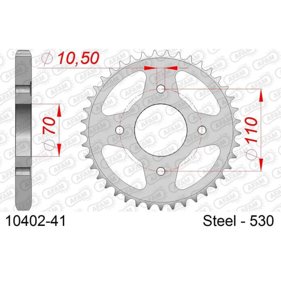 AFAM 10402 Rear Sprocket