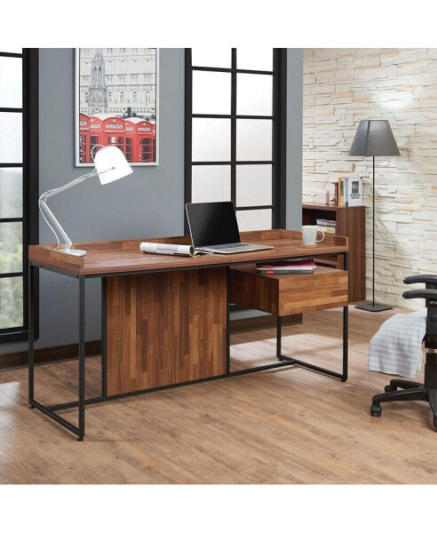 Sara Desk In Walnut & Sandy