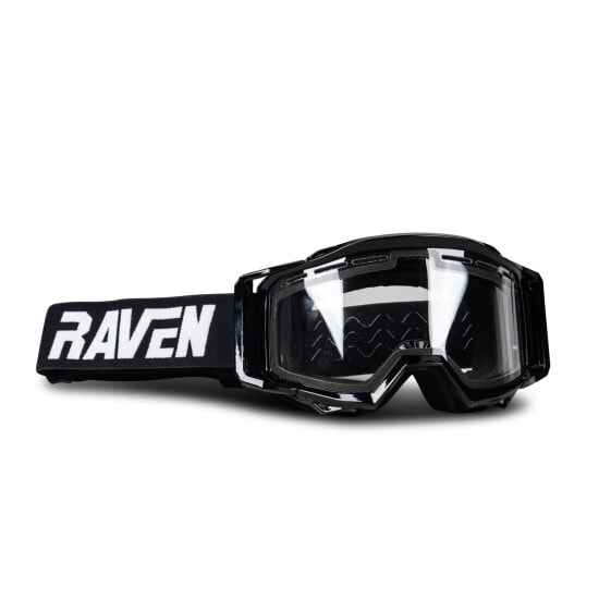 Crossbrille Raven Sniper VentMax Dubbellins Crew Schwarz - Klar