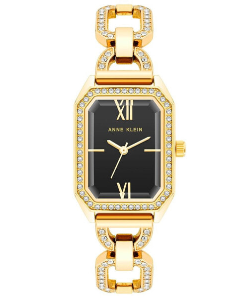 Women's Quartz Gold-Tone Alloy Bracelet Watch, 24mm x 35.5mm