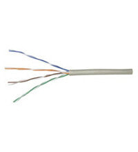 Wentronic CAT 5e Network Cable - U/UTP - grey - 100 m - 100 m - Cat5e - U/UTP (UTP)