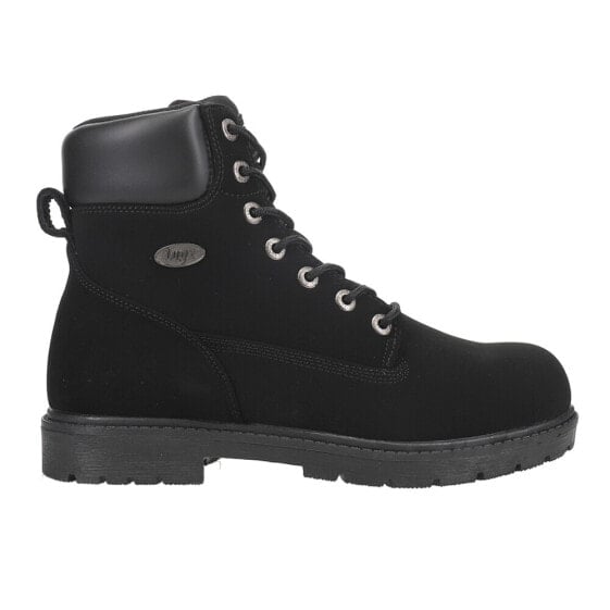 Lugz Brace Hi Lace Up Mens Black Casual Boots MBRACHD-001