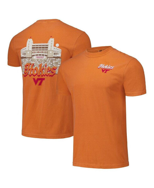 Men's and Women's Orange Virginia Tech Hokies Hyper Local Hokie Stone Stadium T-Shirt