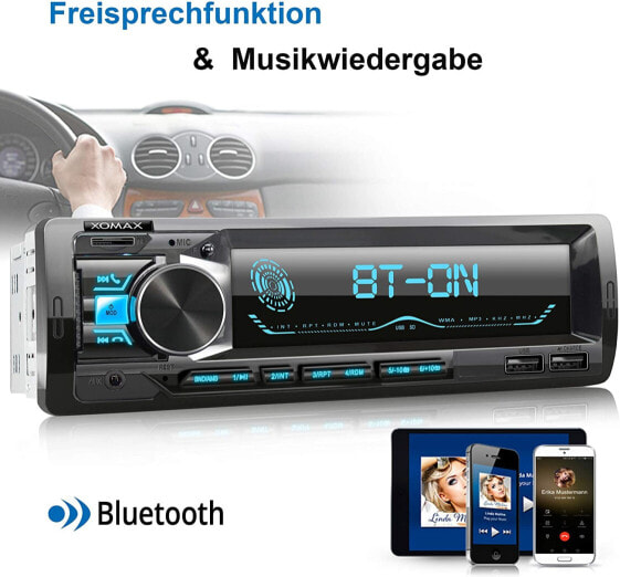 Аудиосистема fm usb sd карта bluetooth hands free