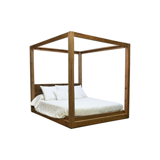 кровать Home ESPRIT полиэстер Сосна Переработанная древесина 202 x 222 x 215 cm