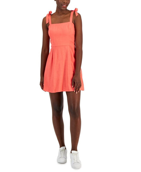 Women's Linen-Blend Mini Dress, Created for Macy's