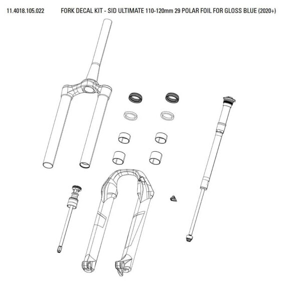 ROCKSHOX Decal Kit SID Ultimate