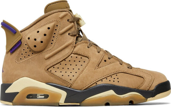 [FD1643-300] Womens Air Jordan Retro 6 'Gore-Tex Brown Kelp' (W)