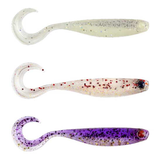 MUSTAD Mezashi Cross Curly Tail Soft Lure 90 mm