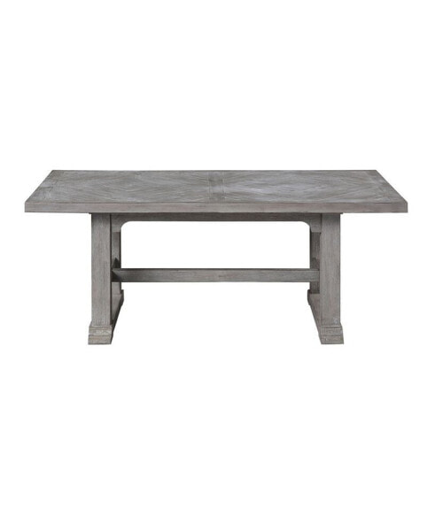 Steve Silver Whitford 48" Distressed Wood Coffee Table