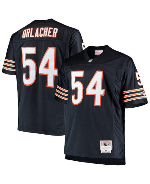 Men's Brian Urlacher Navy Chicago Bears Big and Tall 2001 Retired Player Replica Jersey