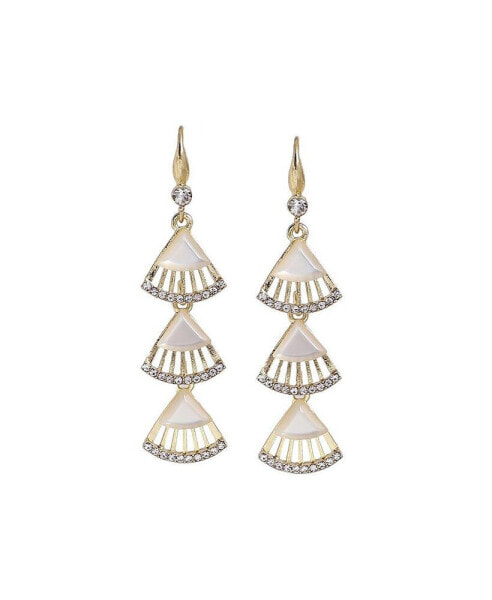 Women's Fan Drop Earrings