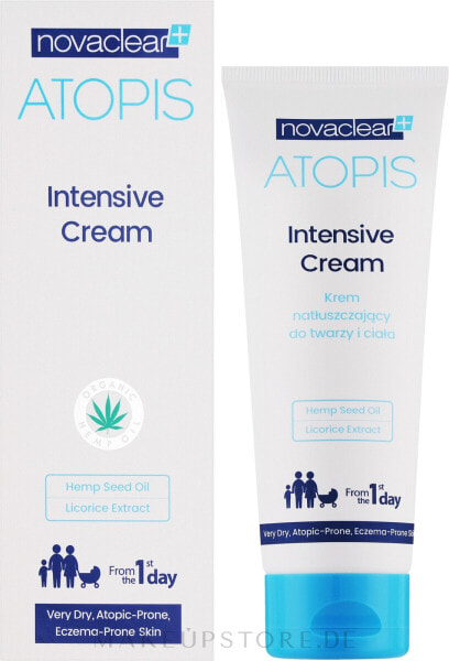 Feuchtigkeitsspendende Gesichts- und Körpercreme - Novaclear Atopis Intensive Cream 100 ml