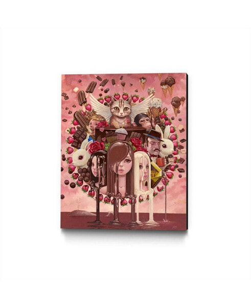 Aaron Jasinski Chocolate Museum Mounted Canvas 16" x 20"