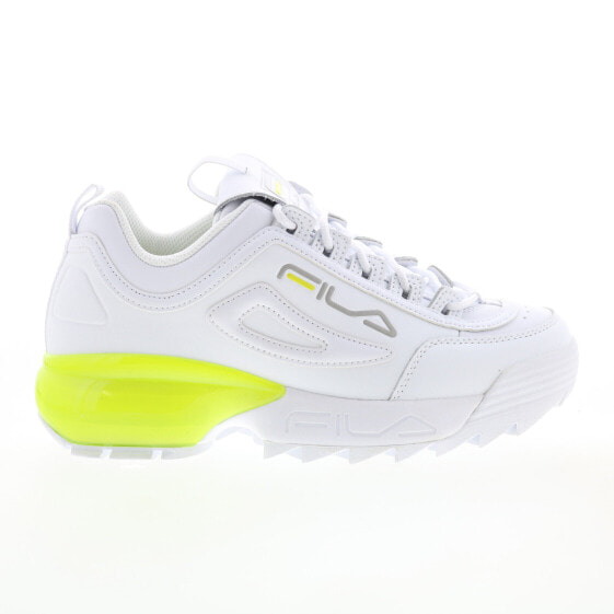 Fila Disruptor 2A 5XM01120-108 Womens White Leather Lifestyle Sneakers Shoes 8