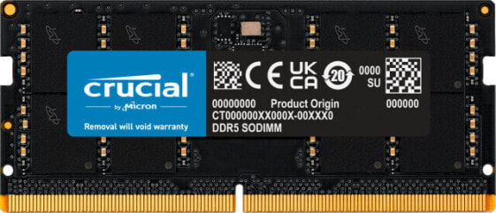 Crucial CT32G52C42S5 - 32 GB - 1 x 32 GB - DDR5 - 5200 MHz - 262-pin SO-DIMM