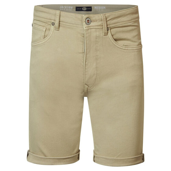 PETROL INDUSTRIES Jackson Jogg Coloured Slim Fit denim shorts