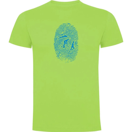 KRUSKIS Triathlon Fingerprint short sleeve T-shirt