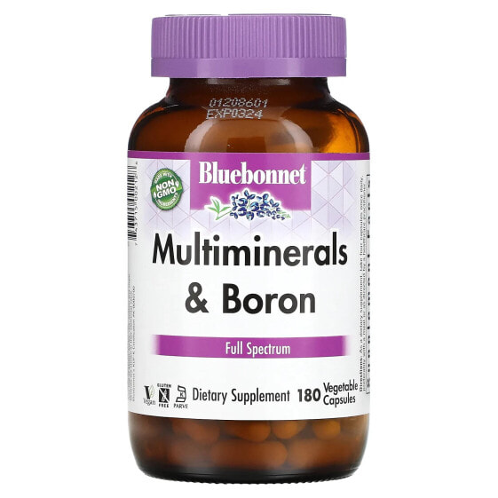 Multiminerals & Boron, 180 Vegetable Capsules