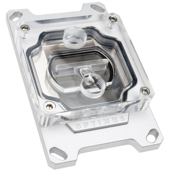 Optimus Foundation CPU-Block - AM5 / AM4, silber / Nickel