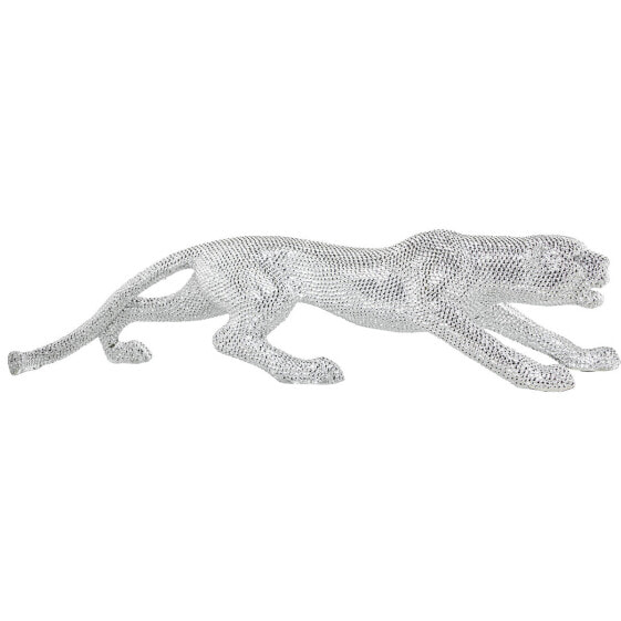 Decorative Figure Alexandra House Living Silver Plastic Panther 115 x 26 x 24 cm