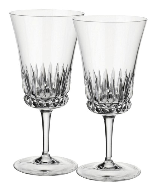 Grand Royal Water Goblet Glasses, Pair of 2