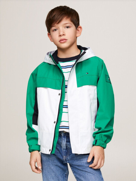 Kids' Colorblock Hooded Jacket