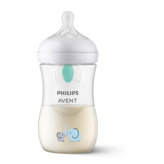 PHILIPS AVENT Natural Response Airfree Baby Bottle 260ml Elephant