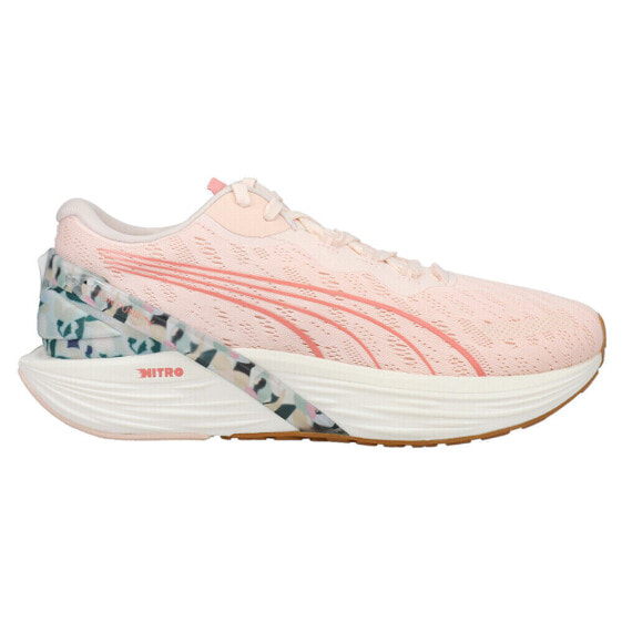 Puma Maggie Stephenson X Run Xx Nitro Graphic Running Womens Pink Sneakers Athl