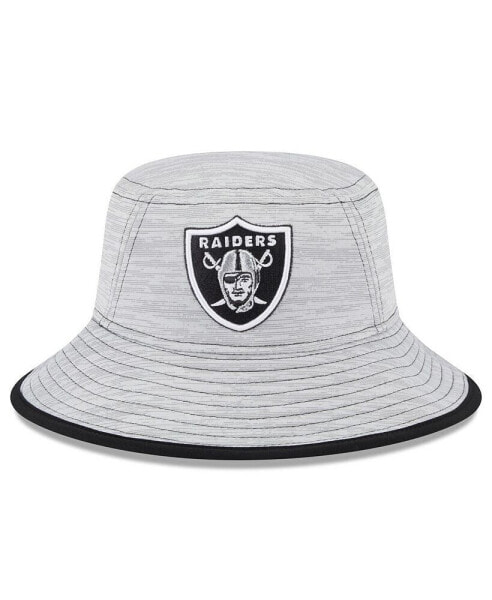 Men's Gray Las Vegas Raiders Game Bucket Hat