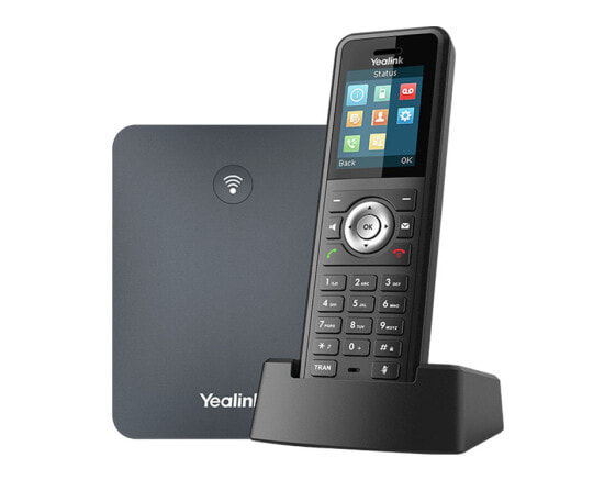 Yealink W79P - IP mobile phone - Black - Wireless handset - Desk/Wall - 50 m - 300 m