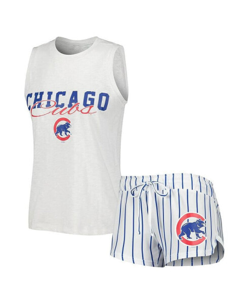 Пижама Concepts Sport Chicago Cubs Reel Pinstripe