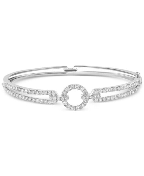 EFFY® Diamond Circle Openwork Bangle Bracelet (1-7/8 ct. t.w.) in 14k White Gold