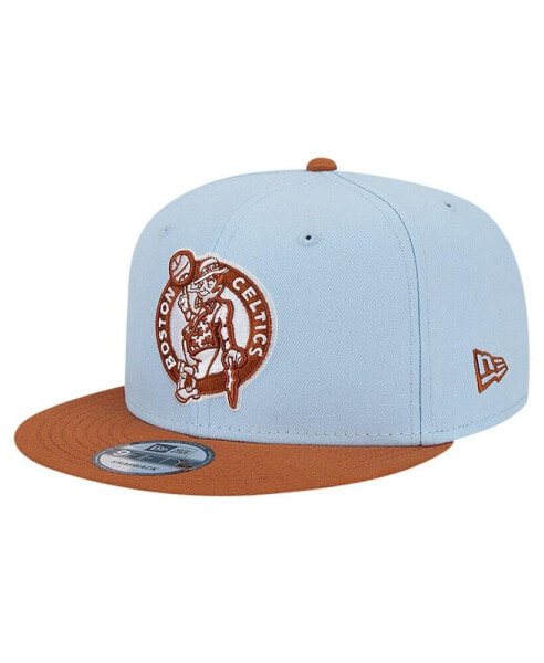 Головной убор мужской New Era Бостон Селтикс 2-тонный синий/коричневый 9Fifty Snapback Hat