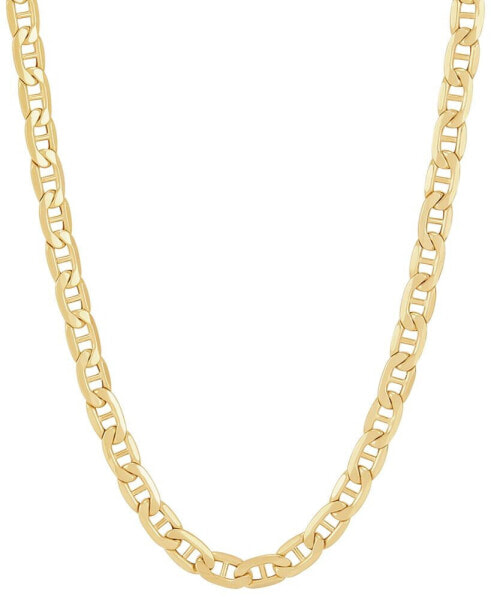 Polished Mariner Link 22" Chain Necklace (5.5mm) in 10k Gold