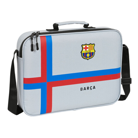 Школьный портфель F.C. Barcelona Серый (38 x 28 x 6 cm)
