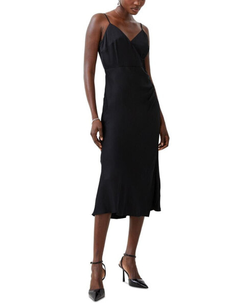 Women's Ennis Satin Slip Midi Dress