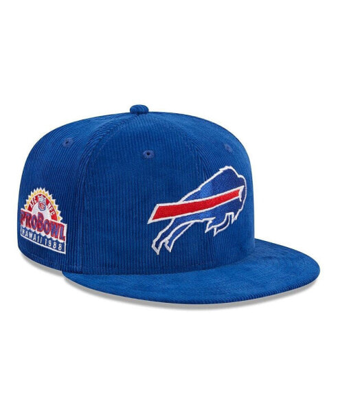 Men's Royal Buffalo Bills Throwback Cord 59FIFTY Fitted Hat