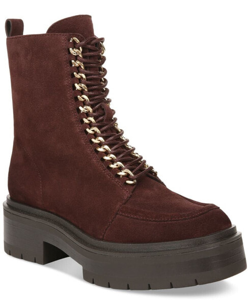 Women's Lovrin Lace-Up Chain Combat Boots