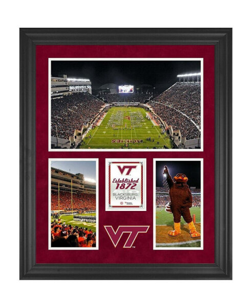 Virginia Tech Hokies Framed 20" x 24" Lane Stadium 3-Opening Collage