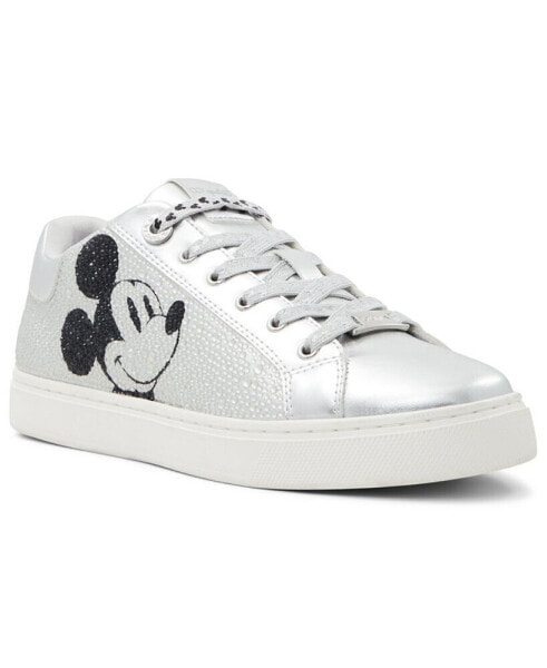 D100 Rhinestone & Graphic Sneakers