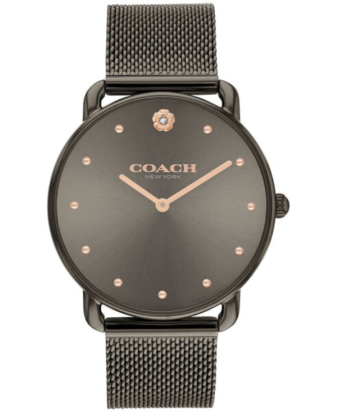 Women's Elliot Grey Stainless Steel Mesh Bracelet Watch 36mm