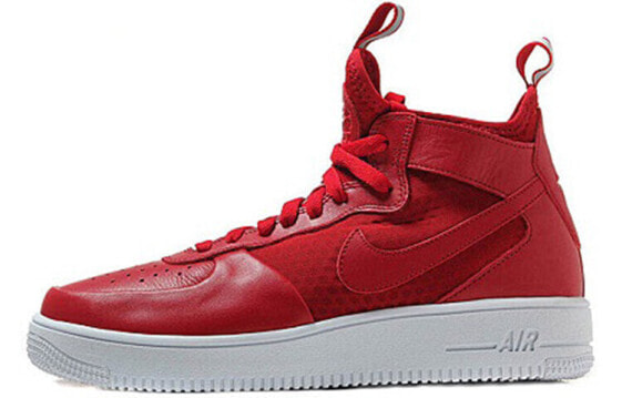 Nike Air Force 1 Mid Gym Red' 中帮 板鞋 男女同款 红色 / Кроссовки Nike Air Force 864014-600