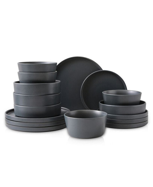 Celina 16 Piece Stoneware Full Set, Service for 4