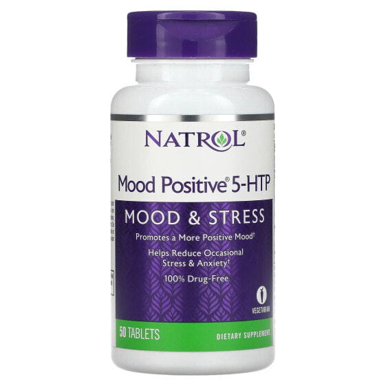 Витамины для похудения Natrol Mood Positive 5-HTP, 50 таблеток