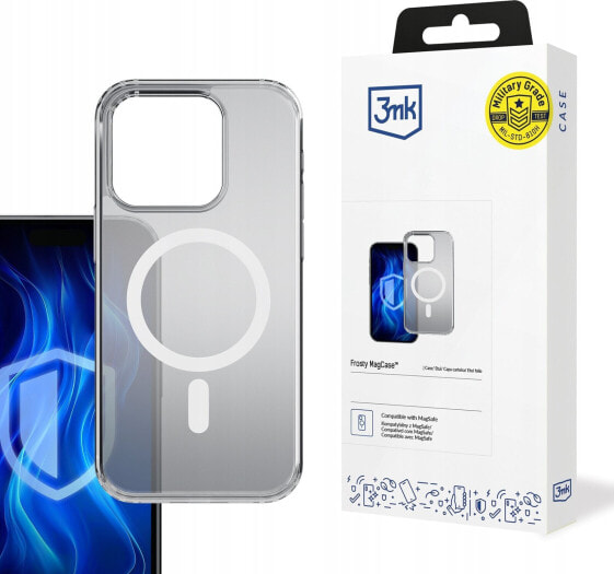 3MK 3MK Frosty MagCase iPhone 15 Pro Max biały/white