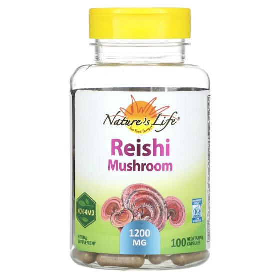 Reishi Mushroom, 1,200 mg, 100 Vegetarian Capsules (600 mg per Capsule)