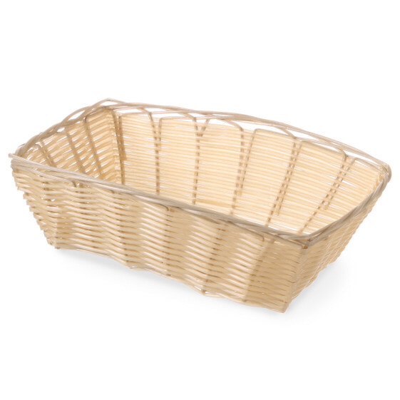 Rectangular poly rattan bread basket 225x150x65mm - Hendi 426807